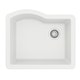 preview thumbnail 26 of 55, Karran Undermount Quartz Single Bowl Kitchen Sink White
