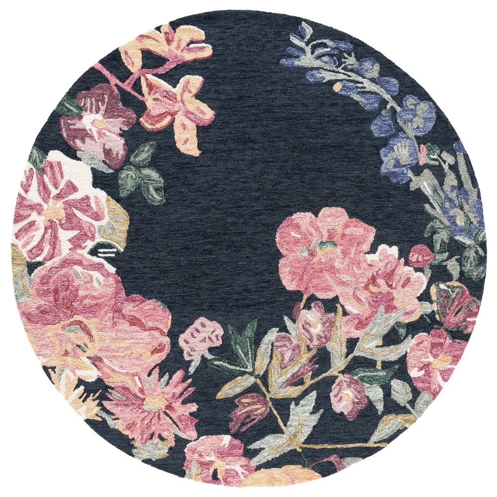 SAFAVIEH Handmade Jardin Felismina Floral Wool Rug