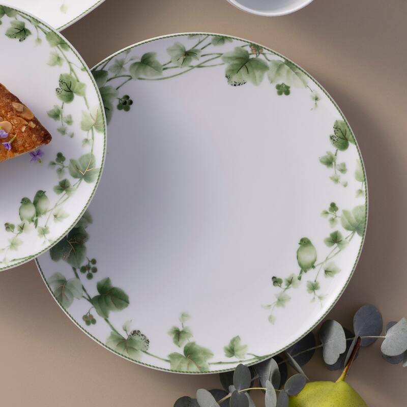 Ivy Whisper Set of 4 Dinner Plates, 10.5"