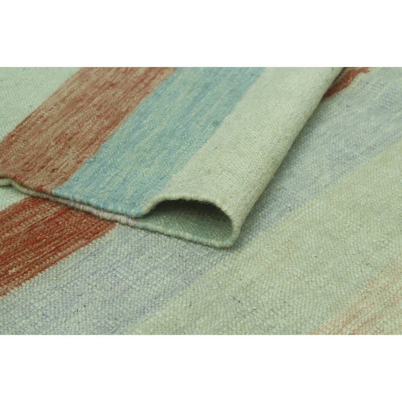 Noori Rug Sun Faded Flatweave Laureen Rust/Ivory Rug - 9'6" x 13'10"