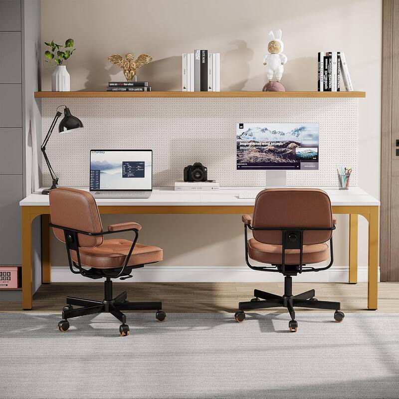 78.7" Extra Long Computer Desk/Table, Work Desk, Double Workstation Desk for Home Office