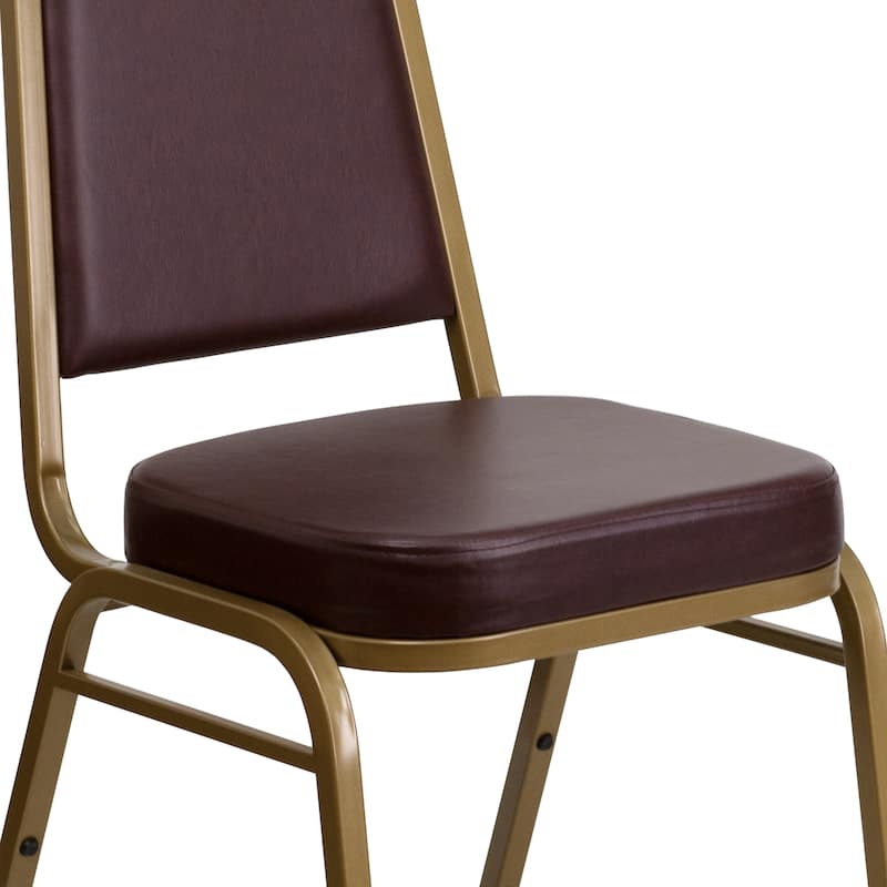 Trapezoidal Back Stacking Banquet Chair with 2.5" Thick Seat - 20.25"D x 17.5"W x 36"H