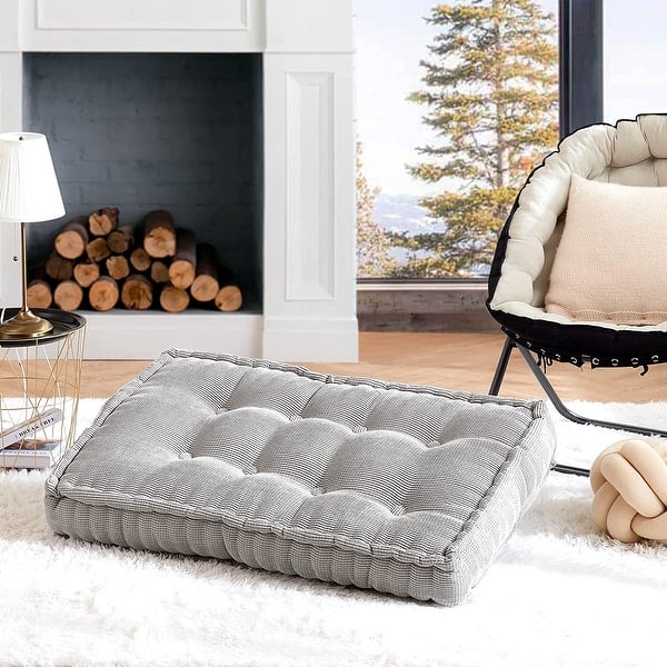 18 Best Floor Pillows That Give The Coziest Home Vibes