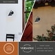 preview thumbnail 10 of 9, Vaxcel Lighting T0740 Hanson 10" Tall Outdoor Wall Sconce