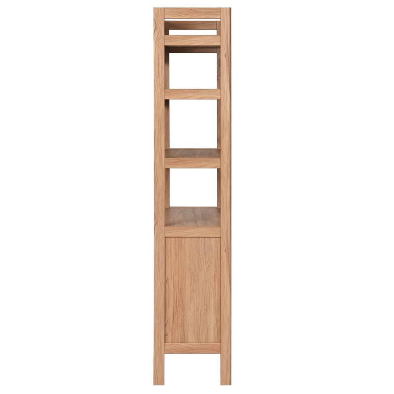 SAFAVIEH Glapelle 4-Shelf 2-Door Bookcase - 33"W x 14"D x 71"H