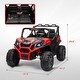 preview thumbnail 7 of 8, Kids 24V Electric Ride-On Car with Dual Motors, Two Seats, Adjustable Speeds, Remote & Suspension - Red
