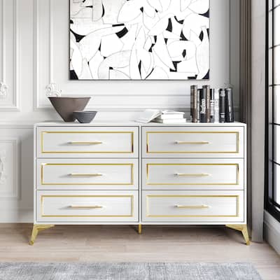 CraftPorch Contemporary Dresser with 6 Drawers
