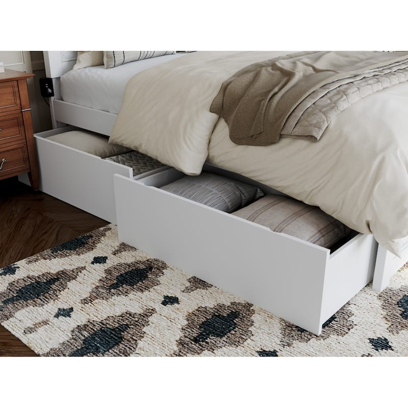 Canyon Platform Bed with Matching Footboard & Storage Drawers