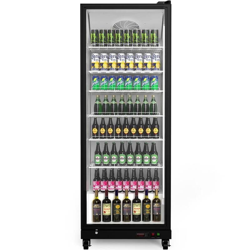 Yeego 17.48 cu.ft Commercial Beverage Display Cooler Refrigerator - 17.48 cu.ft