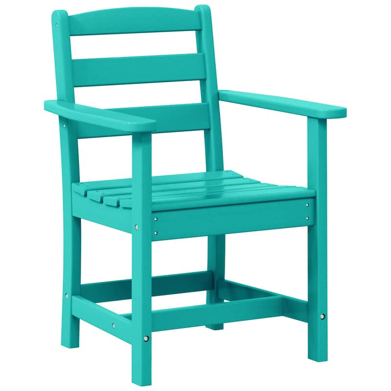 Shoreside Patio Dining Arm Chair - Turquoise