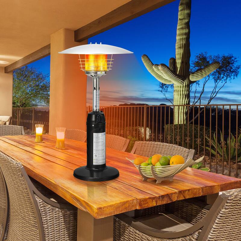 Costway 11,000 BTU Patio Heater Portable Tabletop Propane Standing LP - See Details