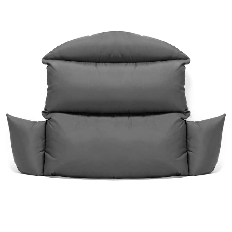 2-Person Hanging Egg Chair Cushion - Durable, Soft Outdoor Swing Seat Replacement - All Colors