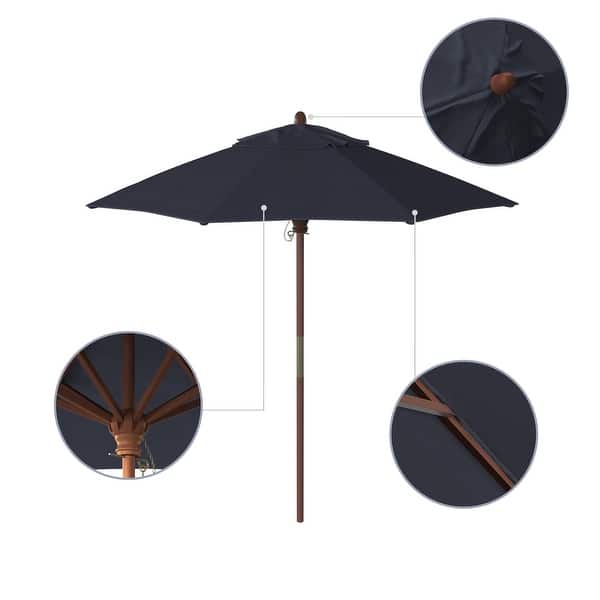 7 foot sunbrella patio umbrella PURPLE LEAF 12FT Outdoor Umbrella Spectrum Denim 97 5/8 ALTO758G174 California Umbrella Salinas 7 1/2'
