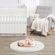 preview thumbnail 2 of 2, Ivory Boho Bohemian Collection Girl or Boy Baby Tummy Time Playmat - Gender Neutral Off White Farmhouse Tassel Fringe Cotton