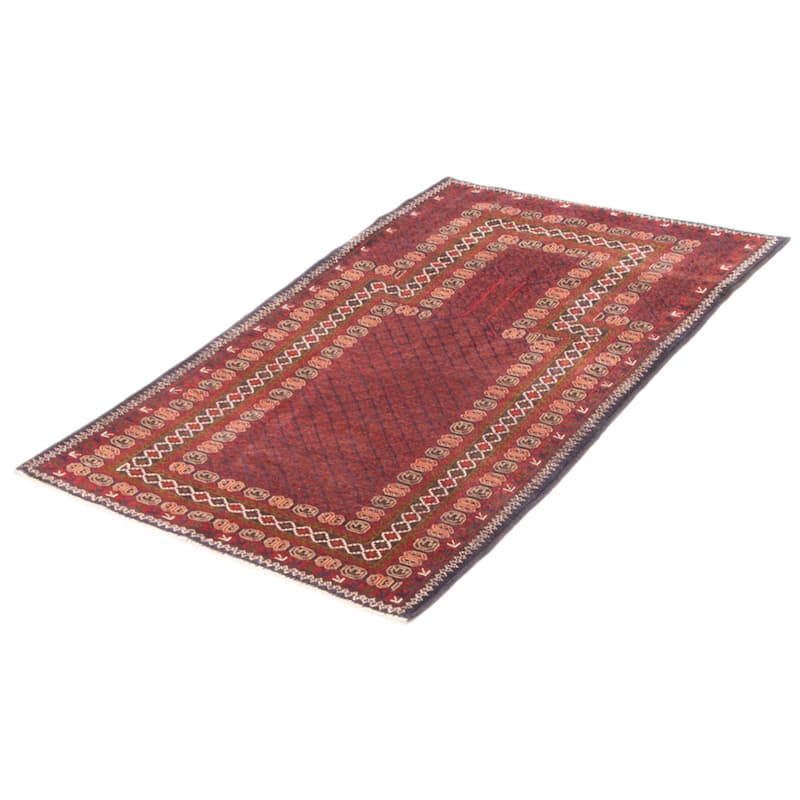 Teimani Burgundy Rug 2'9" x 4'8" - 2'9 x 4'8