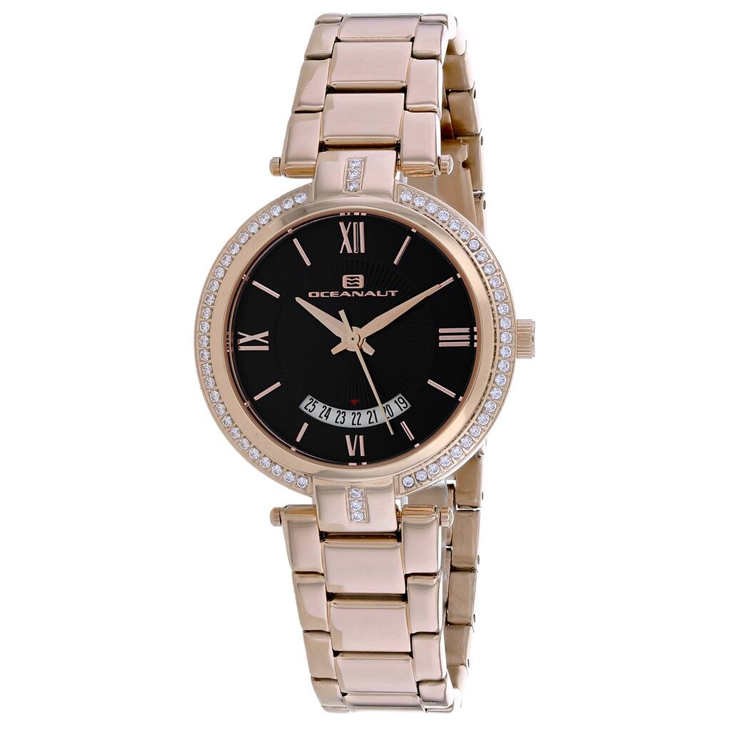 Oceanaut Women's Amaya Black Dial Watch - OC0292 - 6 (36)