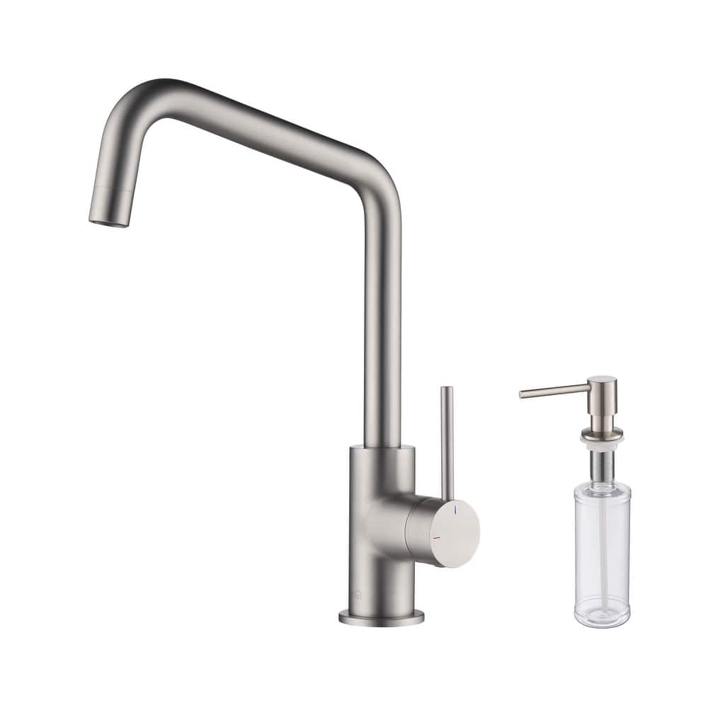 Single-Hole 1-Handle Kitchen Bar/Prep Sink Faucet