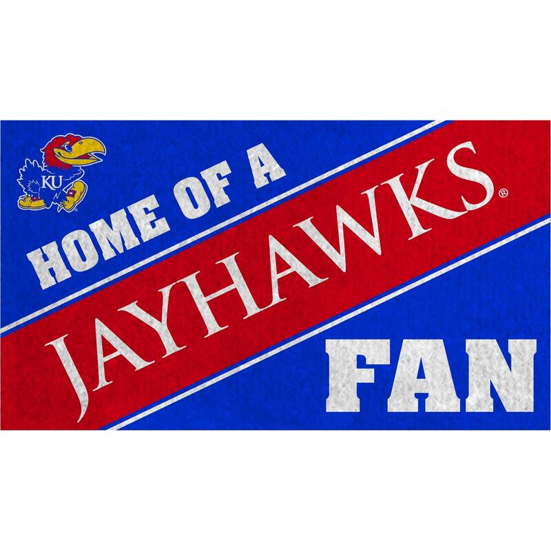 University of Kansas PVC Door Mat - Multi-Color