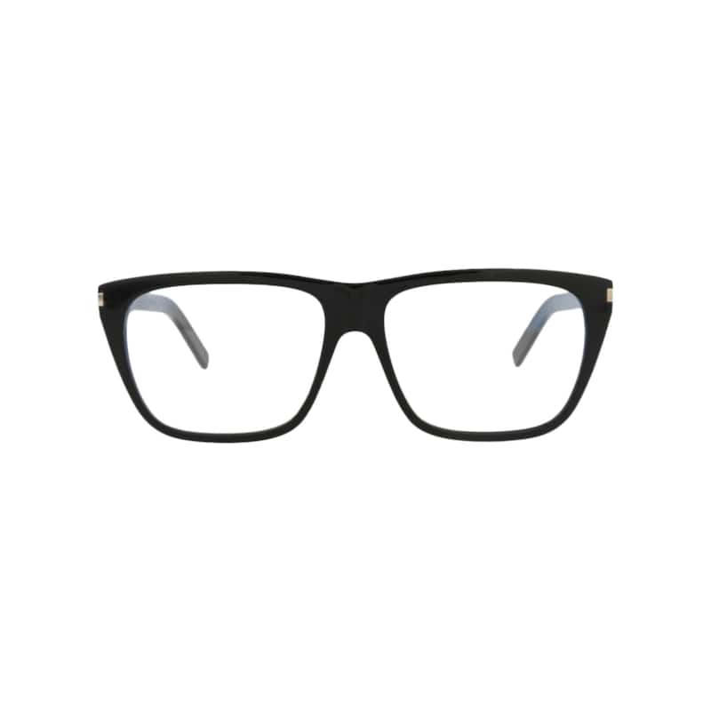 Saint Laurent Square-Frame Acetate Optical Frames - Black Black Transparent - Black