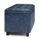 preview thumbnail 94 of 128, WYNDENHALL Essex 34-in. Wide Rectangular Storage Ottoman