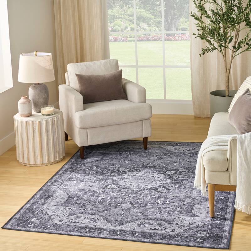 Nourison Washables Indoor only Persian Area Rug