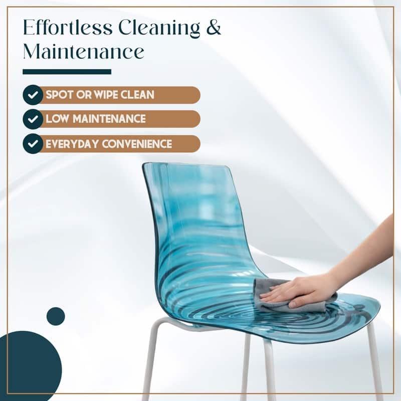 ABS Plastic Dining Chair with Stainless Steel Base Astor Series