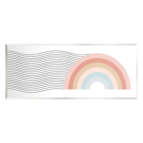 Stupell Wavy Rainbow Pattern Wall Plaque Art Design by Lil' Rue - Bed ...
