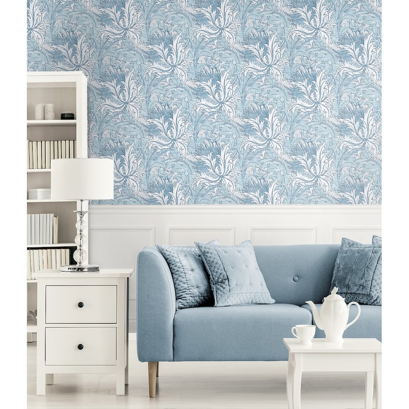 NextWall Floral Folly Peel and Stick Wallpaper