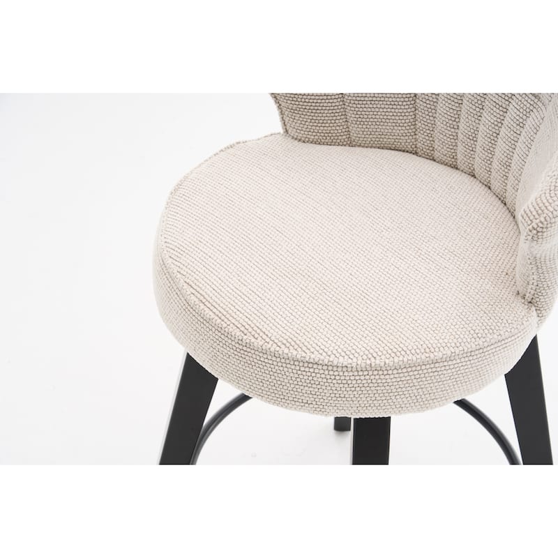 Swivel Bar Stools Side Chair Set of 2