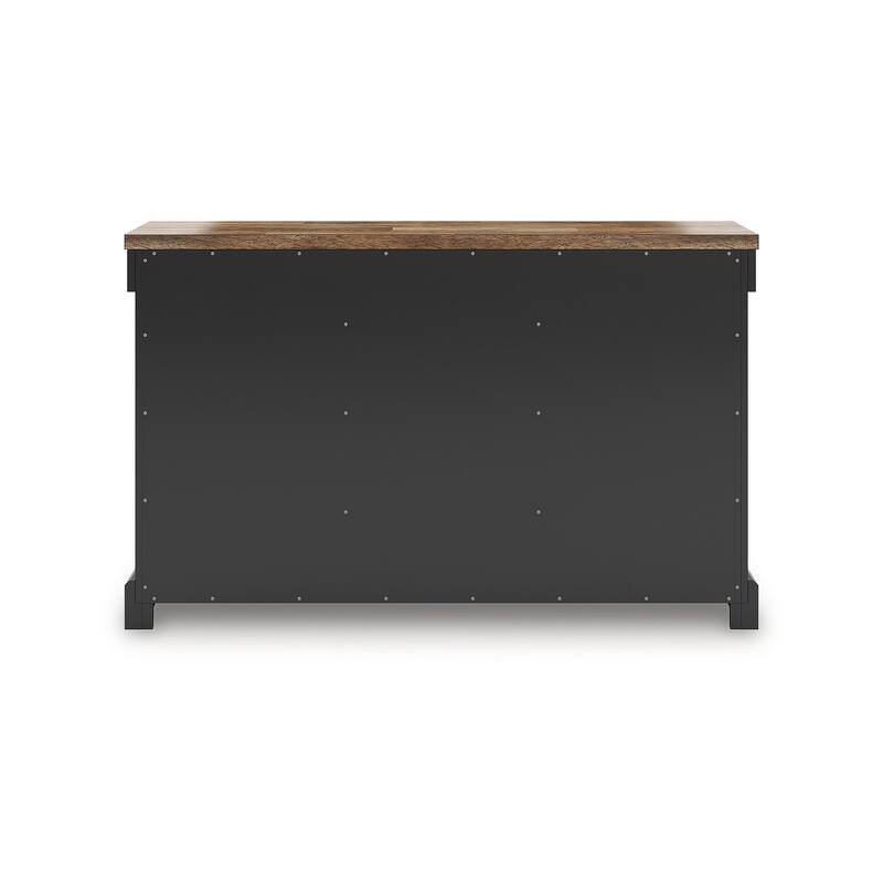 Signature Design by Ashley Wildenauer Brown/Black Dining Buffet - 59" W x 18" D x 36" H
