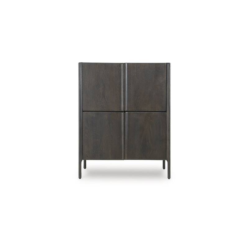 Signature Design by Ashley Orsonal Dark Brown Accent Cabinet - 39.5" W x 17.75" D x 51" H
