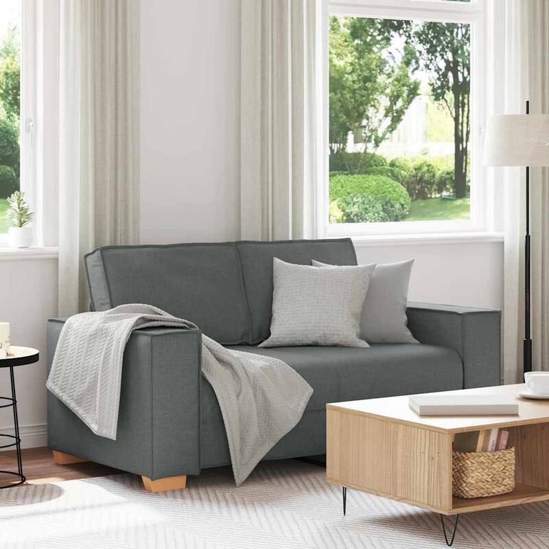 vidaXL Sofa Chair Dark Grey 23.6 " Fabric - Dark gray-47.2