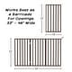 preview thumbnail 14 of 12, 3-Panel Tall Modern Indoor Foldable Dog Gate - 54x32-Inch Wood Freestanding Pet Fence