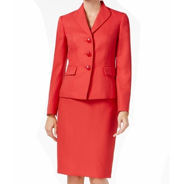 red 2 piece suit womens