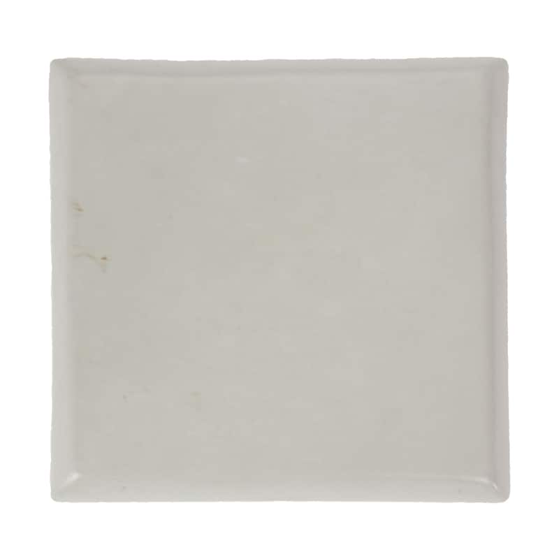 Soapstone Bunny Design Square Appetizer Plate