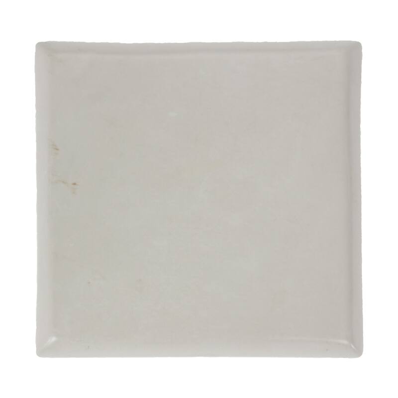 Soapstone Mama & Baby Elephant Square Appetizer Plate