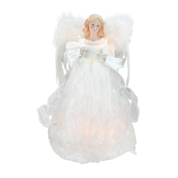 Shop 12 Divine Ivory Lighted Angel Christmas Tree Topper Clear