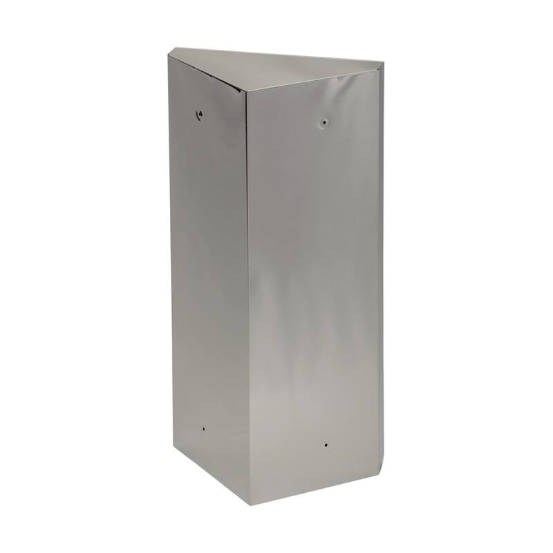 Infinity Stainless Steel Corner Medicine Cabinet Wall Mount 23.6" x 11.8" with Mirror
