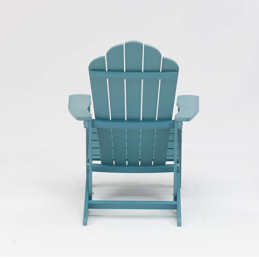 Adirondack Chair Plastic Weather Outdoor Chairs Blue - 9' x 12'