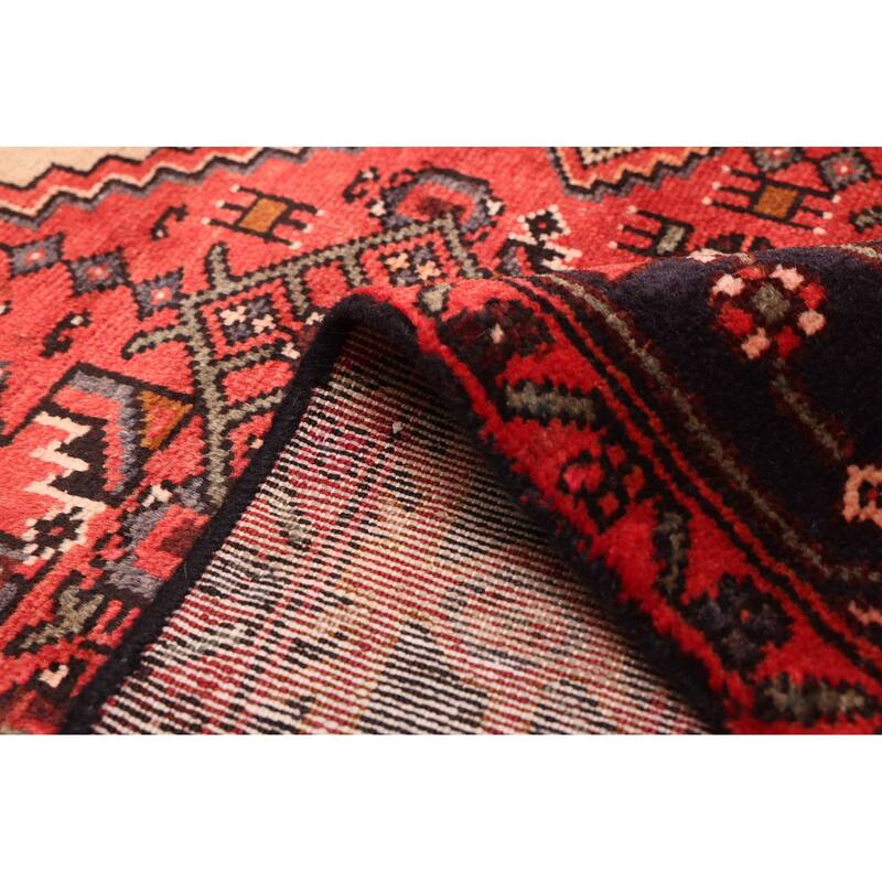 ECARPETGALLERY Hand-knotted Andelz Red Wool Rug - 4'9 x 8'6