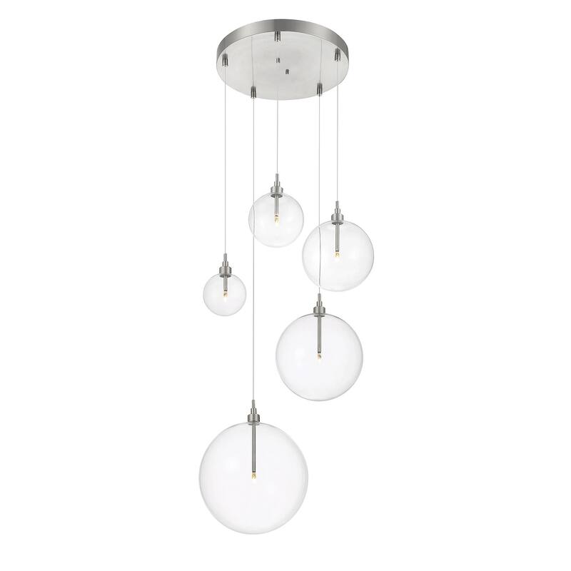 Bellevue SH10099 5 Light 28" Wide LED Multi Light Pendant