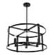 preview thumbnail 4 of 12, Hunter Astwood 26" 6 Light Chandelier, Dining Room, Kitchen, Cage - Art-Deco, Transitional, Contemporary