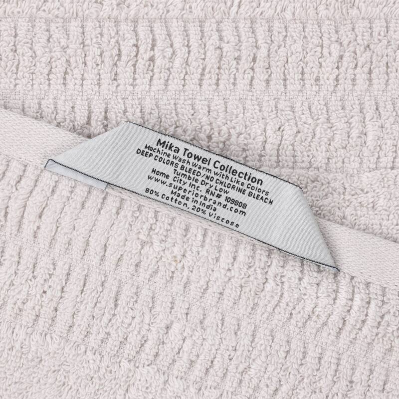 Superior Mika Smart Twist Cotton Bath Towels, Set of 2