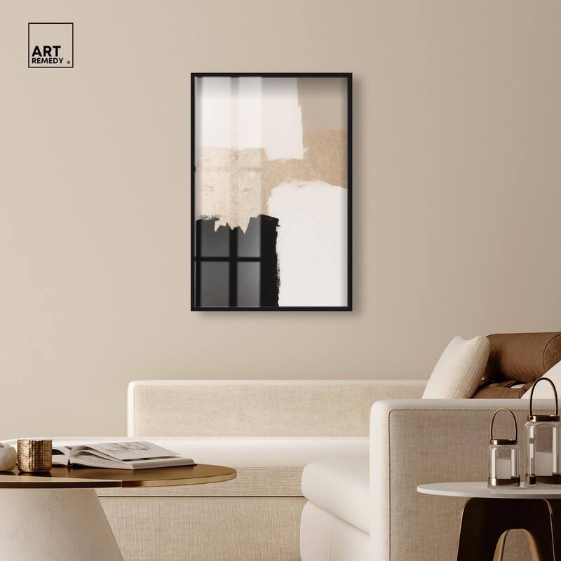 Earth and Ink I Shadowbox by Art Remedy