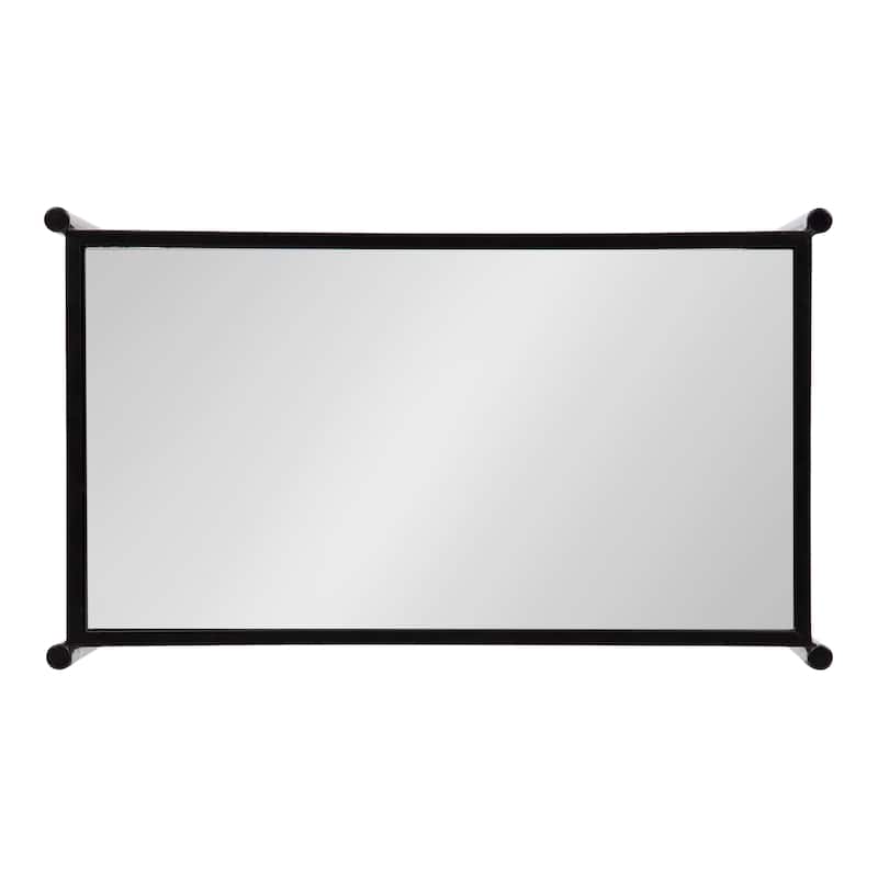 Kate and Laurel Catriona Side Table Mirror and Metal