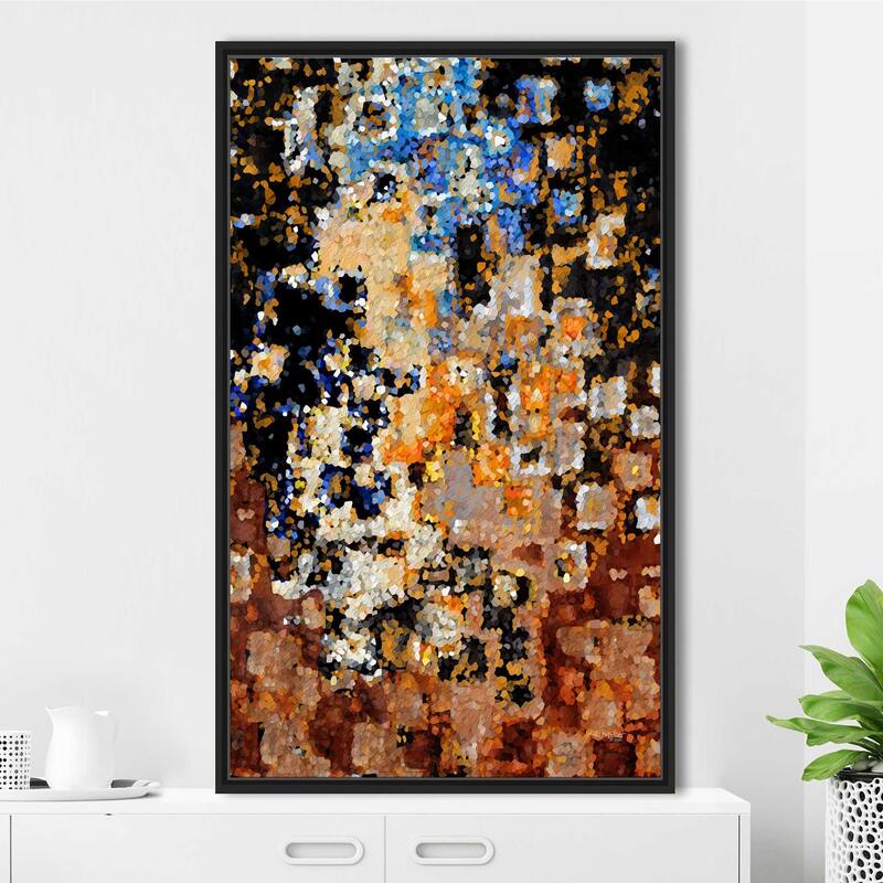 "Jude 1 2 Mercy Peace And Love To You" Print on Floating Canvas