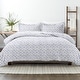 preview thumbnail 15 of 22, Becky Cameron Oversized 3-piece Printed Duvet Cover Set Burst Of Vines - Navy - Full - Queen