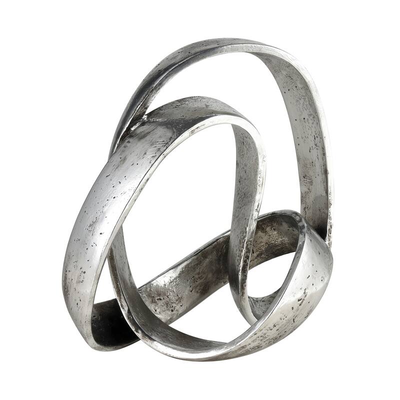 Elk Home Amos Aged Silver Composite 11.75 Inch Wide Sculpture