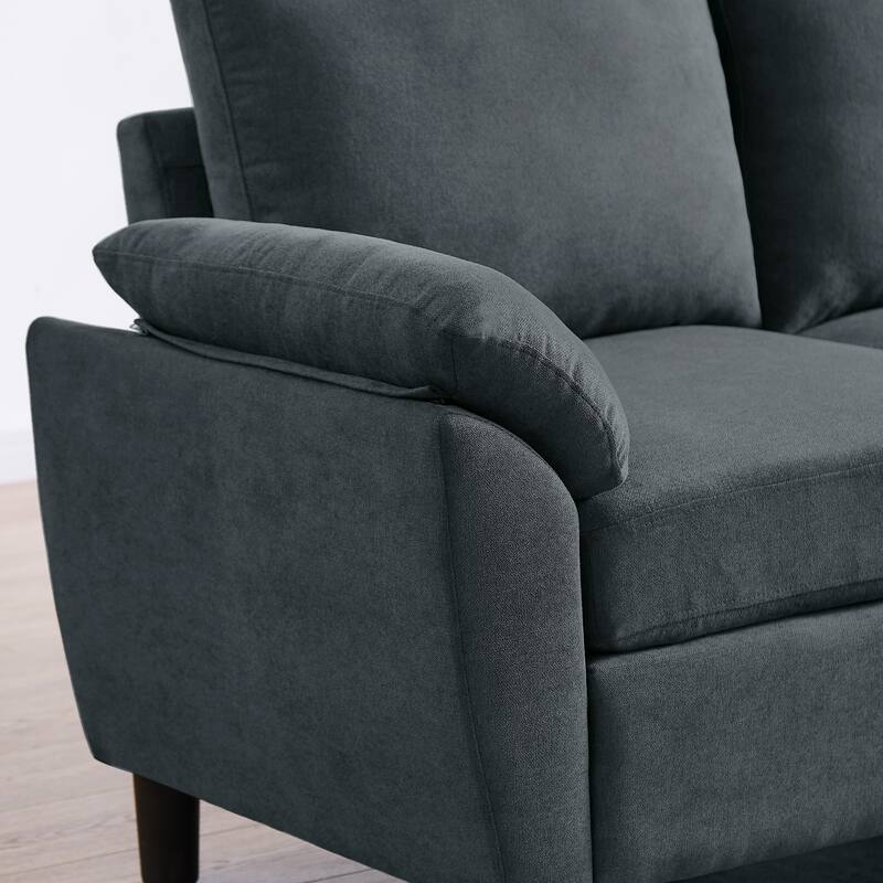 Jarenie Sofa Couch Upholstered L Shape Sectional Sofas Sets for Living Room