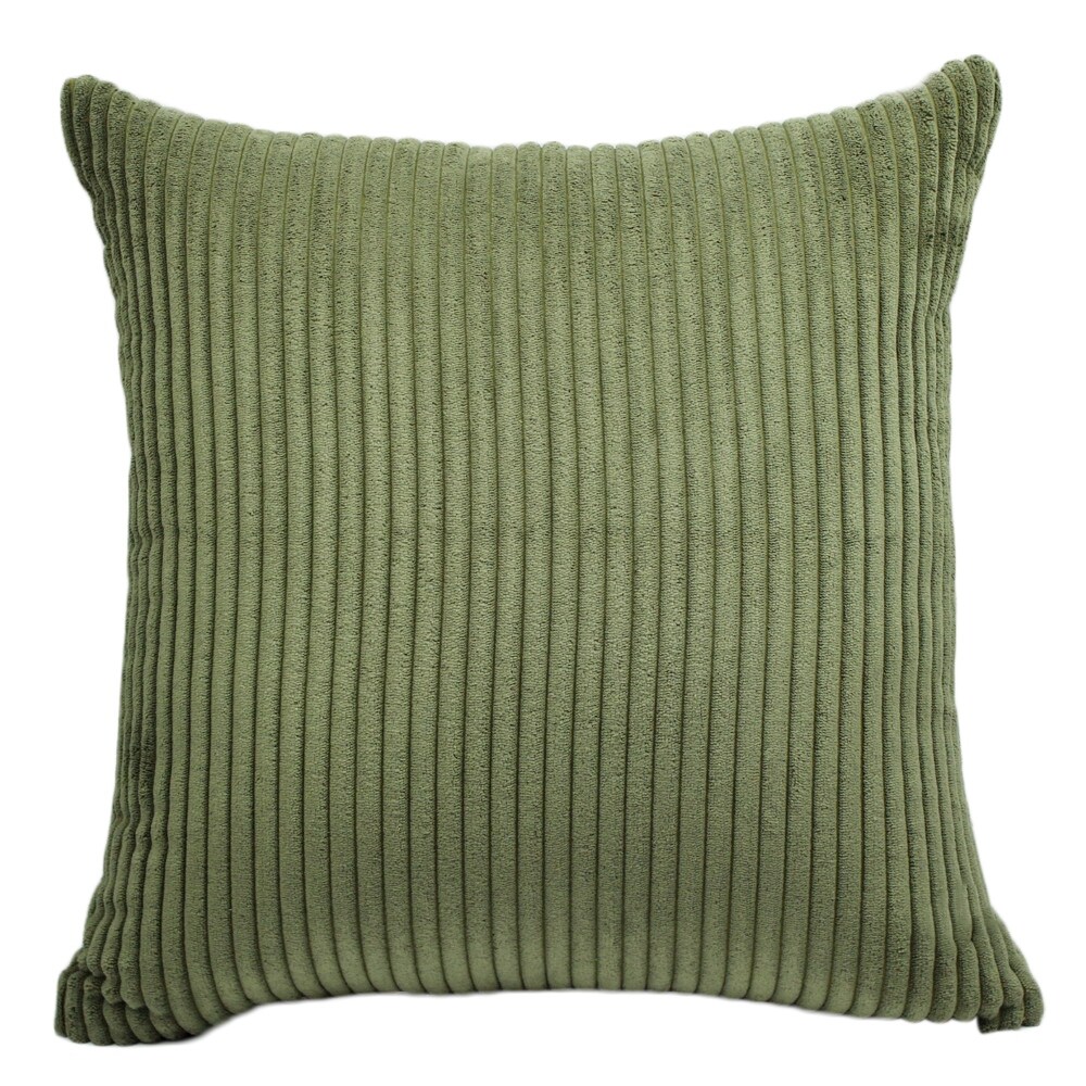 Shop Chezmax Corduroy Corn Striped Cushion Covers Throw Pillow